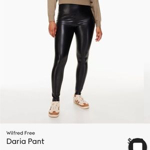 Aritzia Leather Leggings